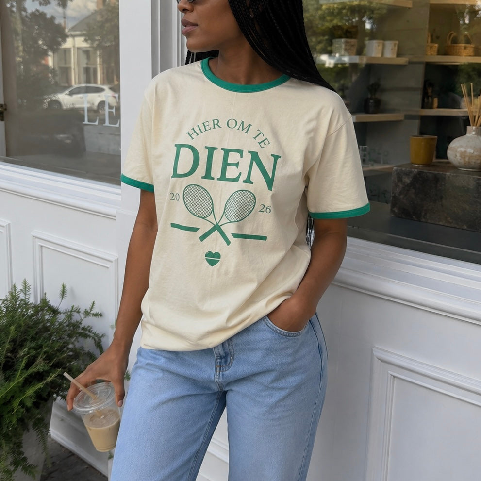 Hier om te dien - Vintage Tee