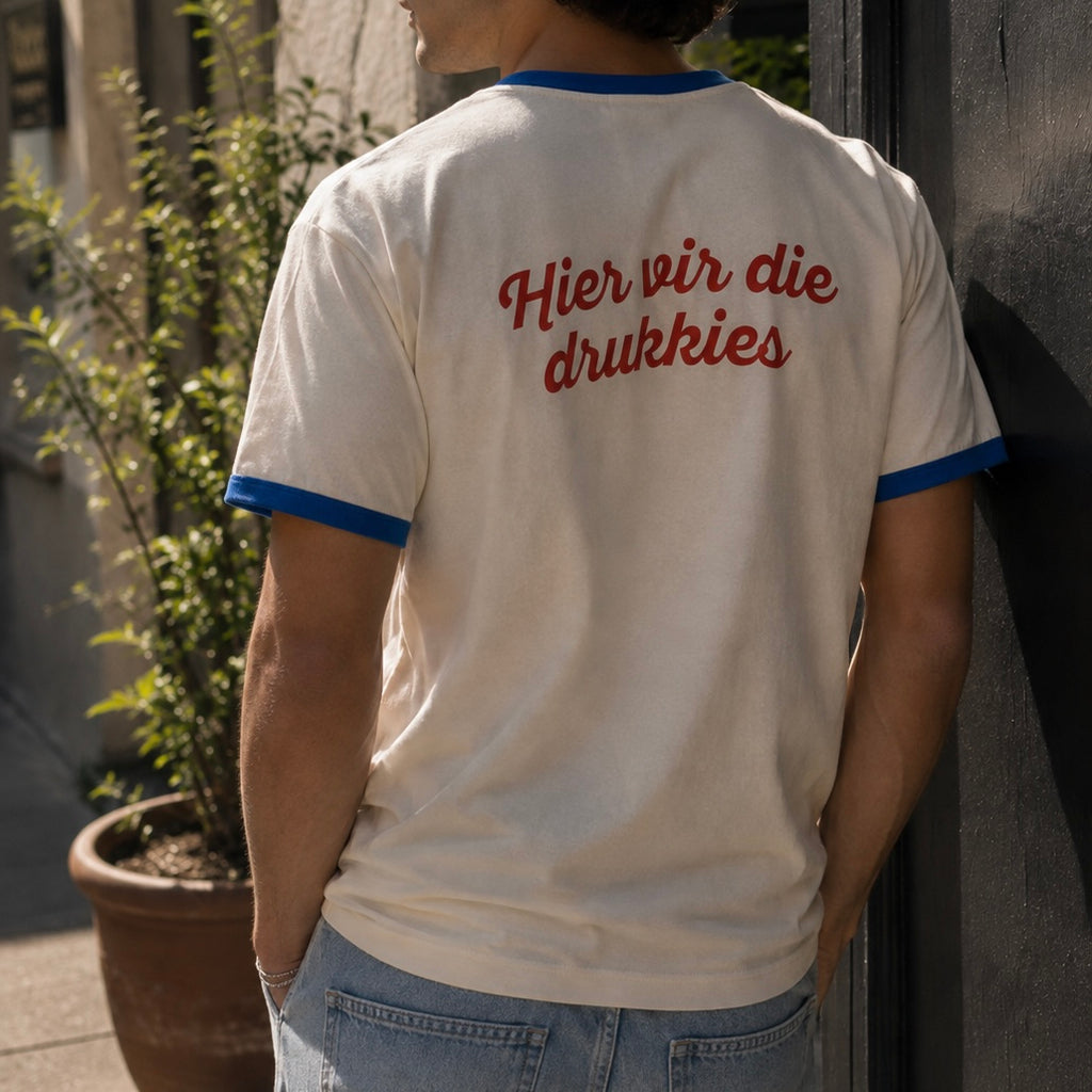 Hier vir die drukkies - Vintage Tee